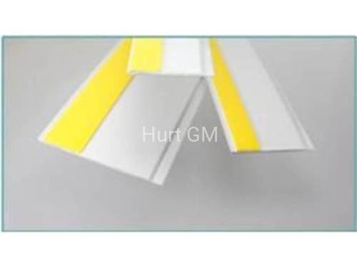 Listwy maskujące płaskie z uszczelką PCV 60 mm na metry