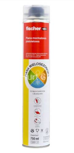 Pianka pistoletowa wielosezonowa Fischer PUP 750 ml