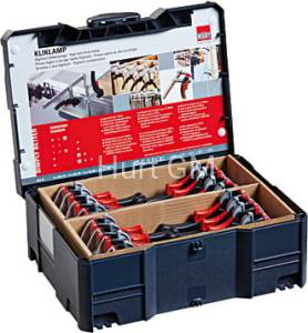 Zestaw ścisków dźwigniowy szybkomocujący lekki kliklamp