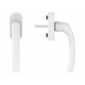 Klamka okienna Flensburg Secustik F9016/biel