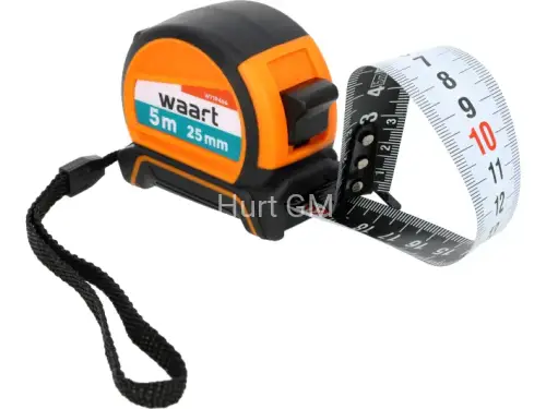 Metr miara zwijana 5 m x 25 mm WAART
