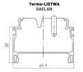 Termolistwa GAELAN wymiary