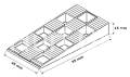 Klin rozmiar M 15x45x95