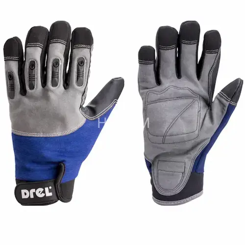 Rękawice robocze BHP ze skóry syntetycznej 10-XL