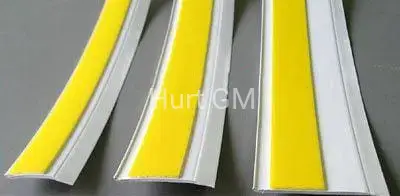 Listwy maskujące płaskie z uszczelką PCV 50 mm na metry