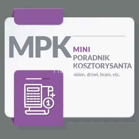 Mini poradnik Kosztorysanta dla salonów okien drzwi bram rolet
