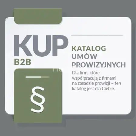 Katalog Umów Prowizyjnych ( KUP)