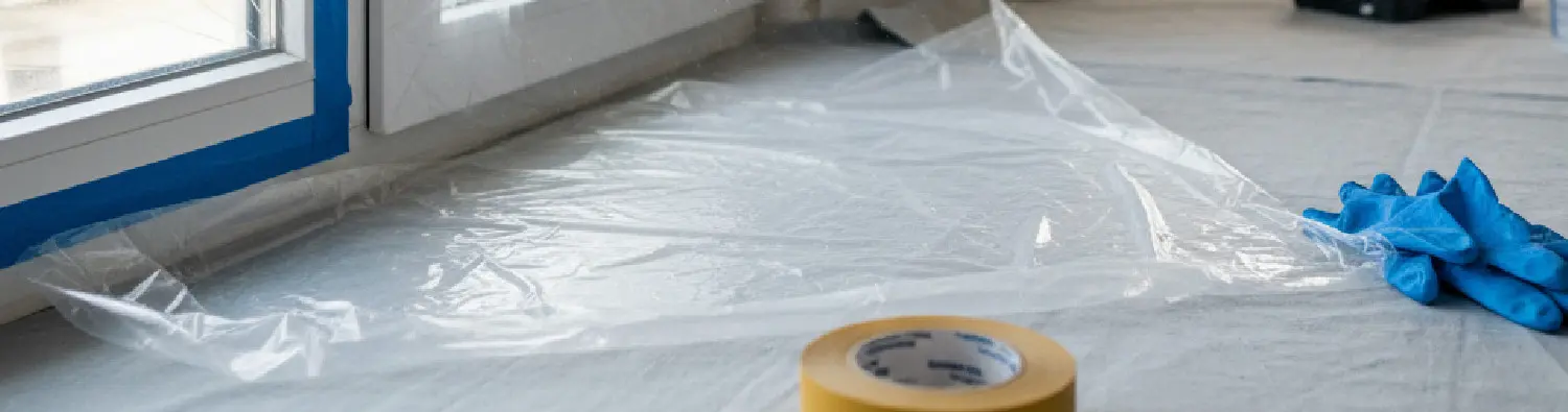 Jak zabezpieczyć okna przed remontem?